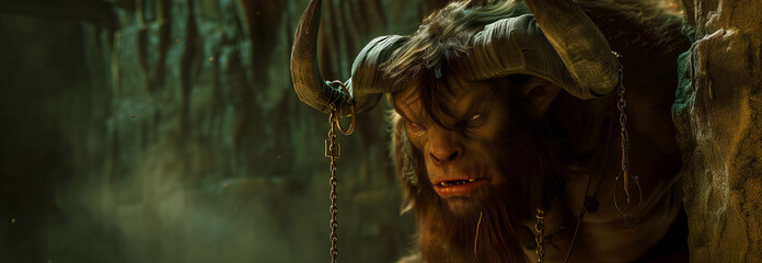 The Minotaur is in the dungeon.