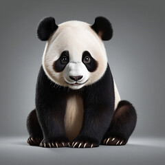Logo illustration of a cute Panda