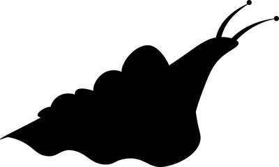 snail illustration isolated on transparent background. 

