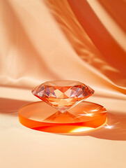 Big diamond on the podium