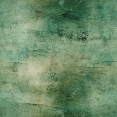 Antique look vintage green plain rough grunge paper generated AI