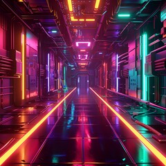 Fototapeta premium Colorful Game Design Background