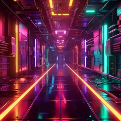 Fototapeta premium Colorful Game Design Background