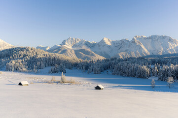 Winterlandschaft am Geroldsee