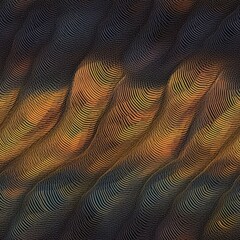 Flowing Textures: Dark Gold and Black Wallpaper, Golden and Orange Clouds, Abstract Artistry, Elegant Design, Luxurious Aesthetic, Rich Color Palette, Dynamic Movement, Stylish Decor, Modern Elegance,
