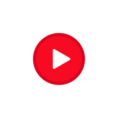 Live streaming  icon ,sign.  Play Button for broadcasting, livestream or online stream. Template for tv, channel, live breaking news, social media, online.Vector design isolated on white background