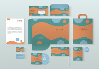 Corporate identity design. Vector illustration
