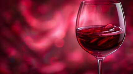 Crimson Elegance in a Glass