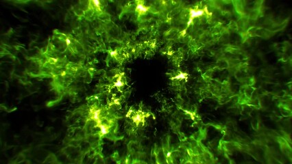 Green Magic Energy Background