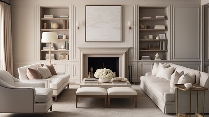 Timeless Elegance: Traditional Living Room with Classic Design Elements
