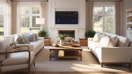 Timeless Elegance: Traditional Living Room with Classic Design Elements