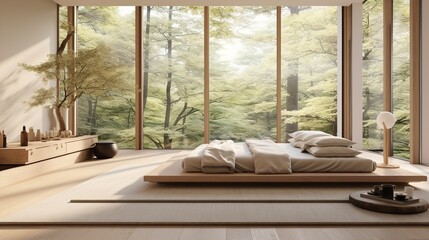 Serene Retreat: Zen Inspired Living Room for Mindfulness and Harmony