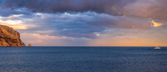 Fototapeta premium Xabia, Spain - January 5 2024 