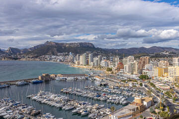 Naklejka premium Calp, Spain - January 5 2024 