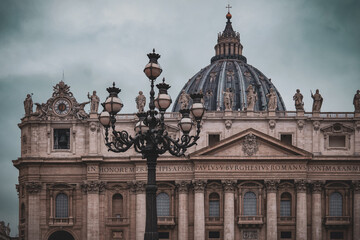 Fototapeta na wymiar saint peter basilica vatican city