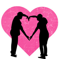 couple with heart