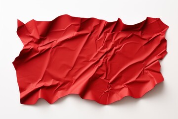 A dynamic backdrop of crumpled red paper, perfect for adding flair to designs or presentations. Its bold color and unique texture create a captivating visual element, enhancing the message and drawing