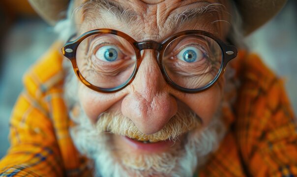 terribly funny, interesting and strange, a portrait of an emotional old person