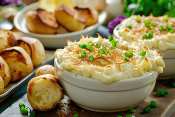 Savory French Onion Dip Scene, street food and haute cuisine