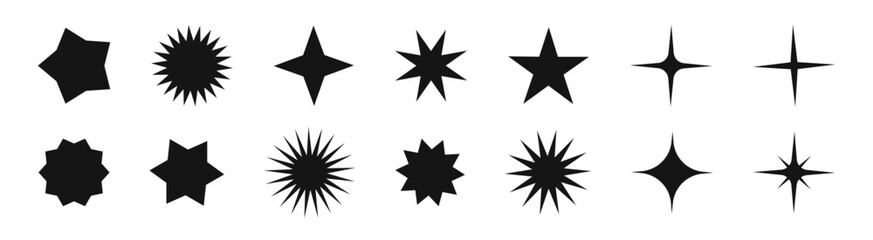 Star vectors. Star vector icons Vector sparkles. Sparkle stars. Star icon set
