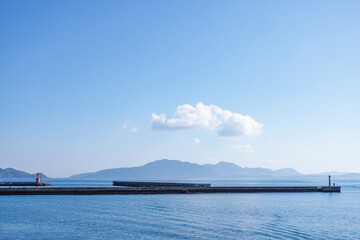 福岡県宗像市の綺麗な海