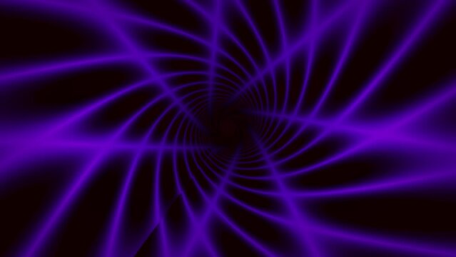Vertigo tunnel motion graphics, in a seamless animation loop. 3D trippy elements template, ideal as a VJ loop or music stage background