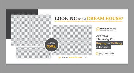 High-Quality Real Estate Billboard Banner Design, Real Estate Editable Billboard Design in Vector Format