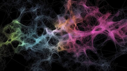 abstract background with smoke, The abstract pattern of interconnected flames and nodes creates a sense of complexity and data flow, perfect for a tech-themed background or wallpaper..