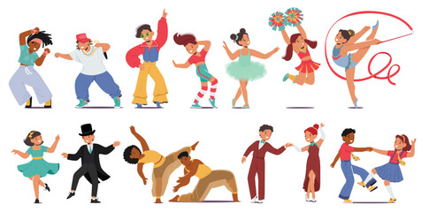 Energetic Laughter Fills The Air As Kids Twirl And Groove To Lively Beats. Their Tiny Feet Create A Kaleidoscope Of Joy