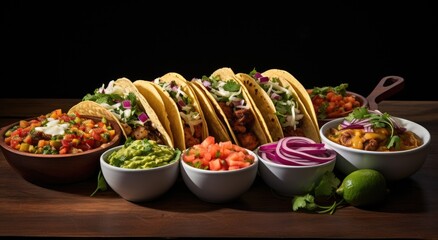 taco tantalizers on white background
