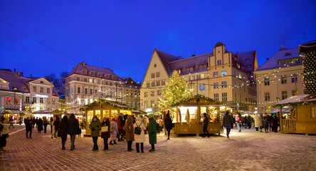 Naklejka premium Tallin Townhall Square&nbsp;