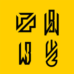 w and b logo sheet