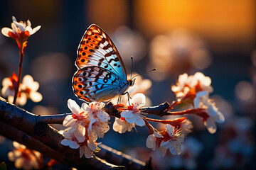 Butterfly Pollinating