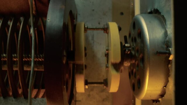 Unlocking Inside System Of A Bank Safe Armored Door