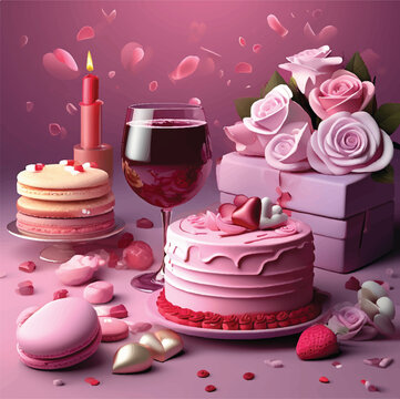 valentine's day theme , valentine's item