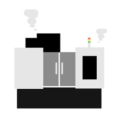 故障して煙を出すNCマシニング