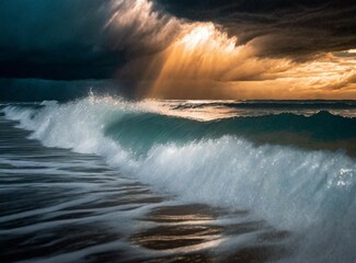 Fototapeta premium Dramatic sea view