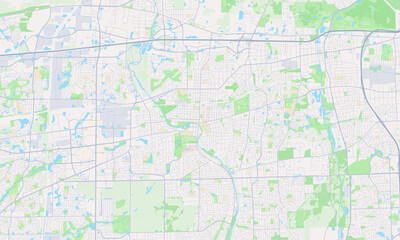 Naperville Illinois Map, Detailed Map of Naperville Illinois