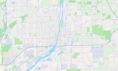 Joliet Illinois Map, Detailed Map of Joliet Illinois