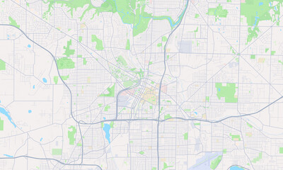 Akron Ohio Map, Detailed Map of Akron Ohio
