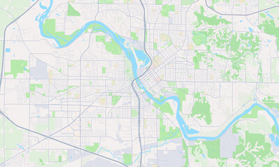 Cedar Rapids Iowa Map, Detailed Map of Cedar Rapids Iowa