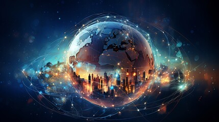 Best Internet Concept of global business from concepts series