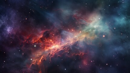 Bursting Galaxy - Elements of This Image Furnished