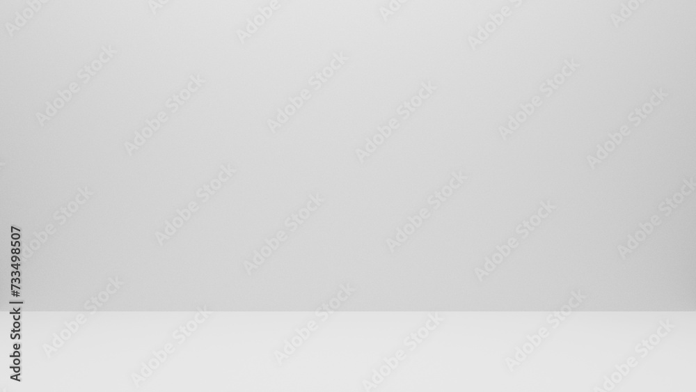 Aufkleber Gray and white empty abstract gradient wall background empty space for text and design, empty wall white background floor and wall backdrop - empty space white wall and spotlights illuminated