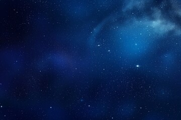 Tranquil Deep Space with Subtle Blue Nebula and Stars Background