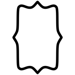 Islamic Window Lines Abstract Vector Design 