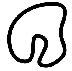 Line Organic Shape Vector 