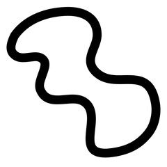 Line Organic Shape Vector 