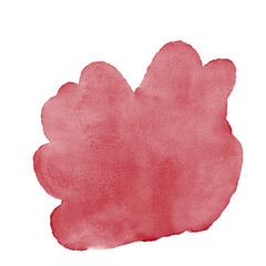 Red Abstract Shapes Decor