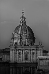 Fototapeta na wymiar Roman Forum Church Rome Italy - Church of Chiesa Santi Luca e Martina Martiri 